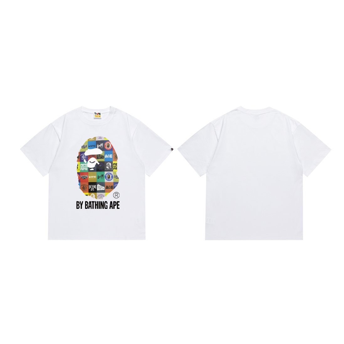 BAPE Multicolor Ape-Head Graphic T-Shirt ¡ª front