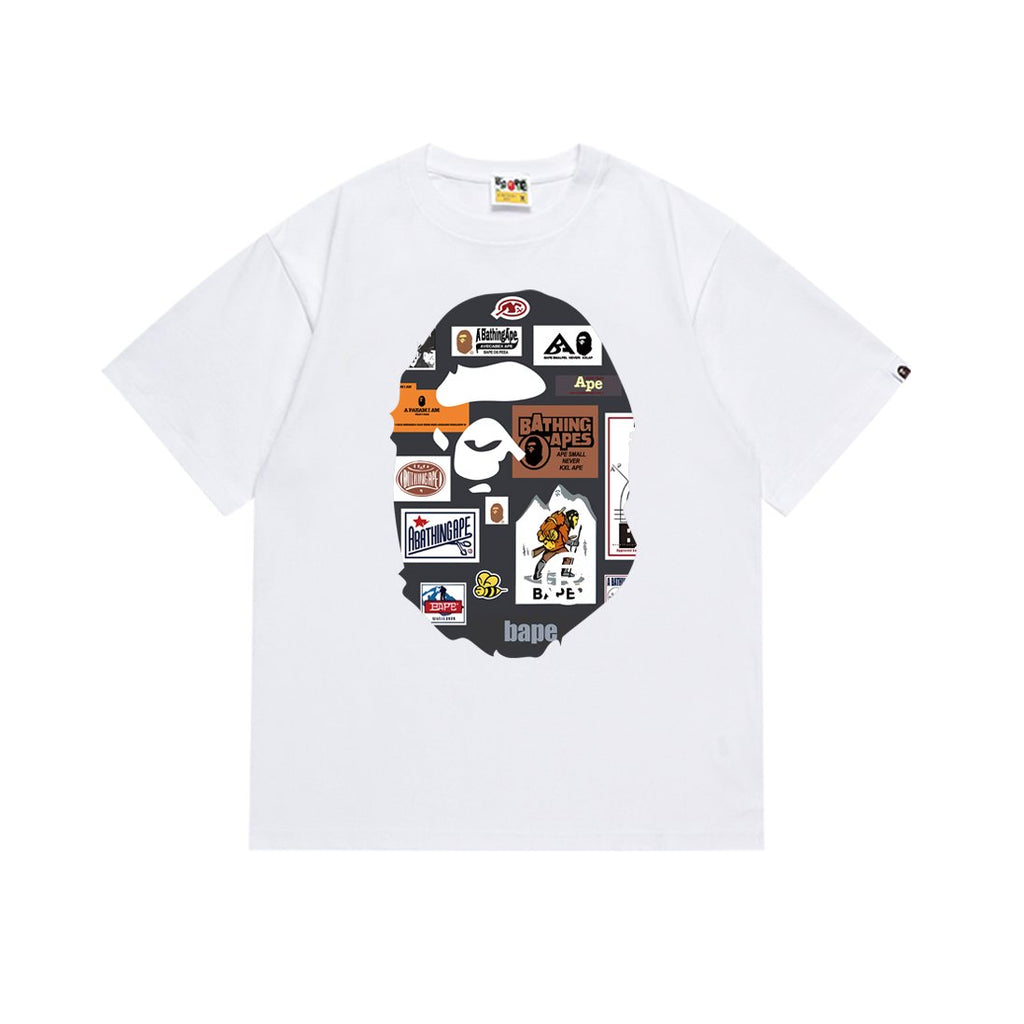 BAPE Ape Head Short-Sleeve Graphic T-Shirt ¡ª front
