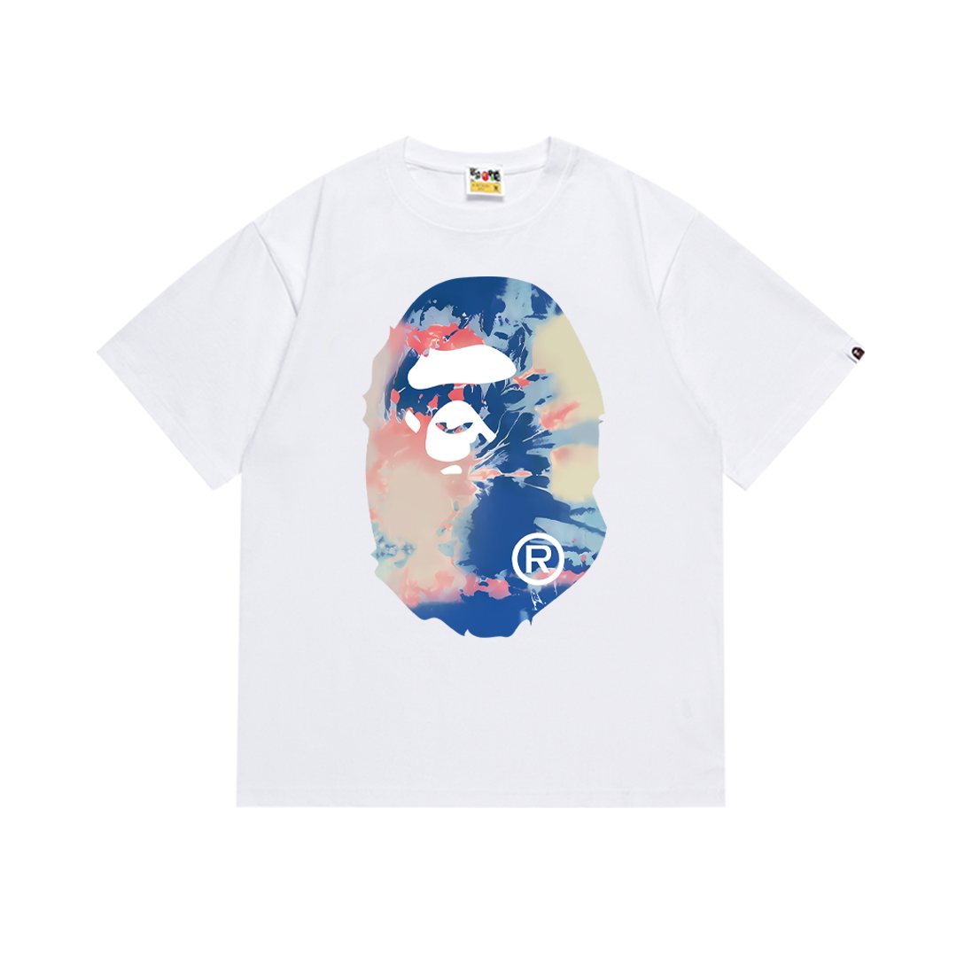 BAPE Ape Head Tie-Dye Graphic T-Shirt ¡ª front