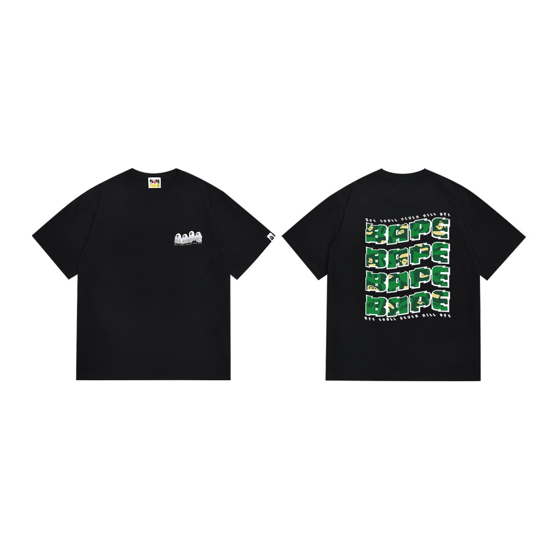 BAPE Ape Head Letter Graphic Short-Sleeve T-Shirt ¡ª hero