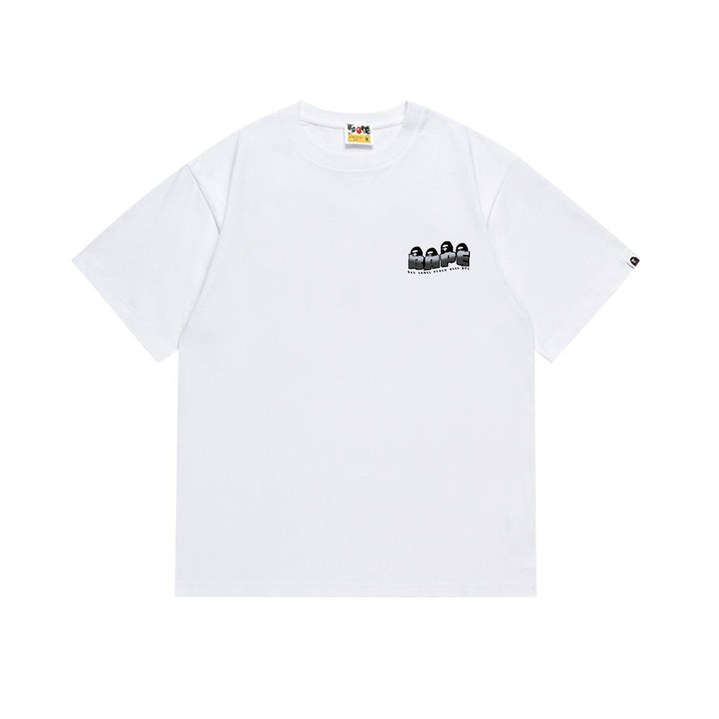 BAPE Ape Head Letter Graphic Short-Sleeve T-Shirt ¡ª front