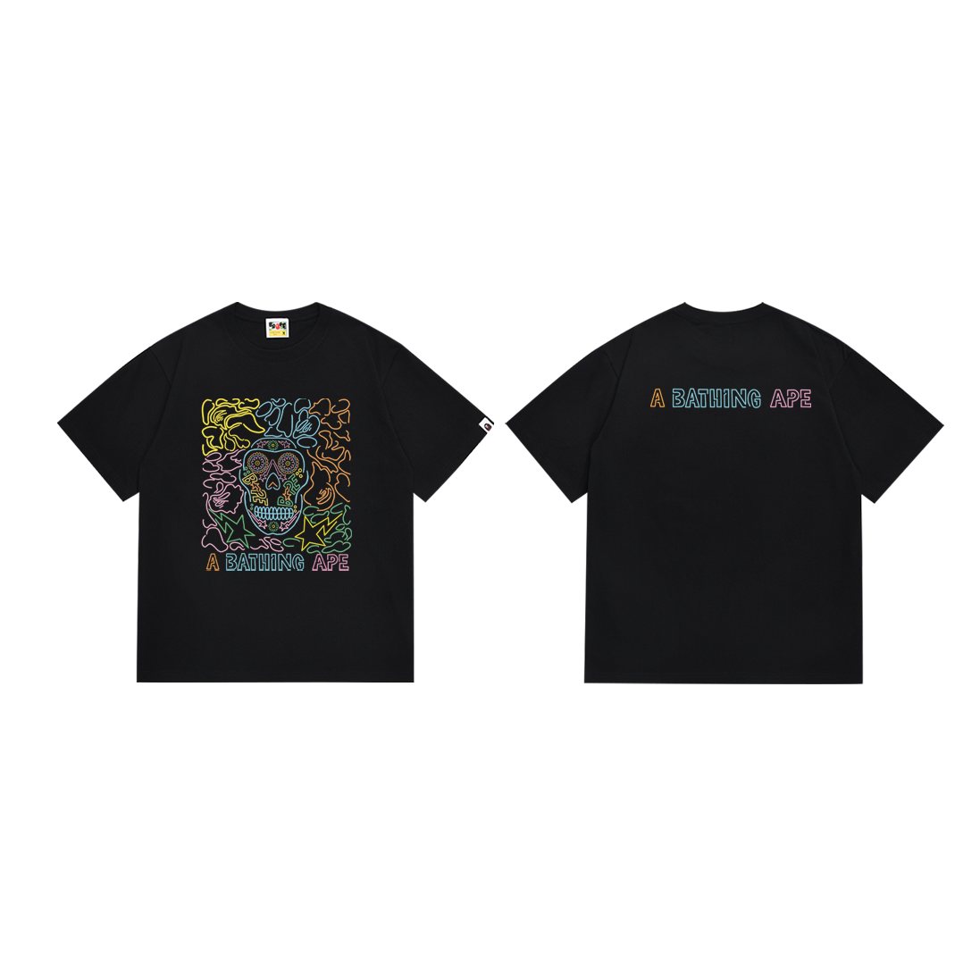 BAPE Skull Graphic Short-Sleeve T-Shirt ¡ª front