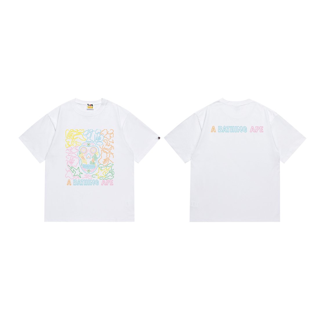 BAPE Skull Graphic Short-Sleeve T-Shirt ¡ª front