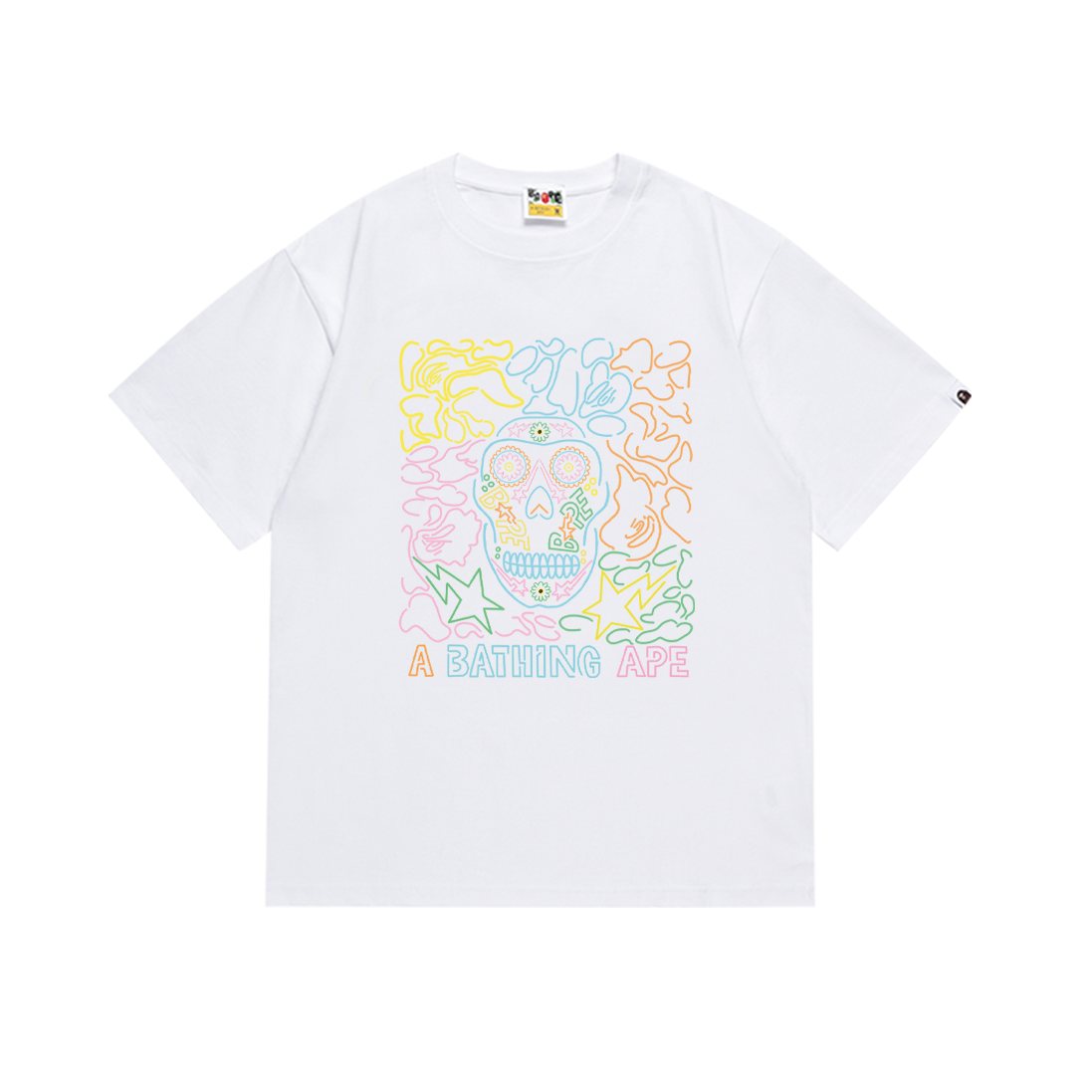 BAPE Skull Graphic Short-Sleeve T-Shirt ¡ª front