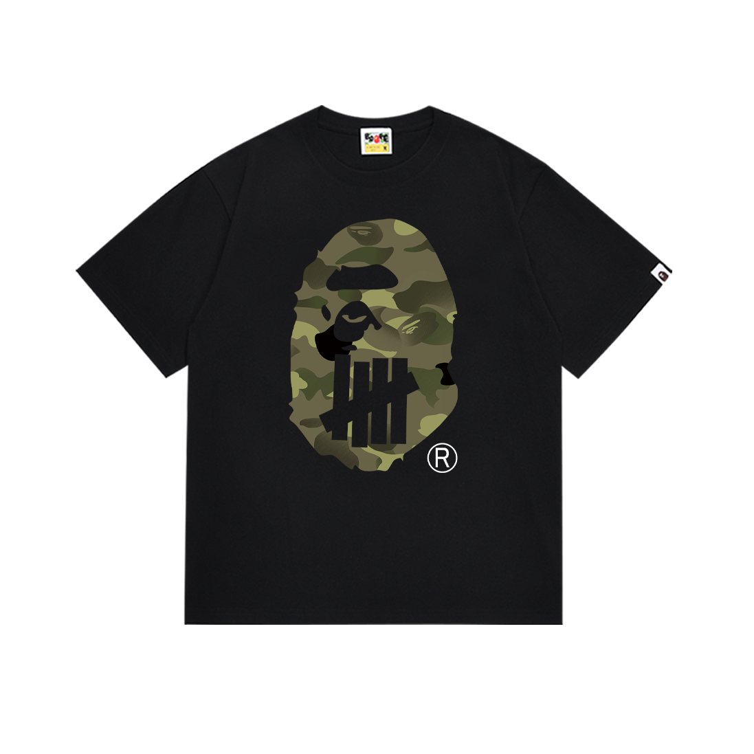 BAPE Camouflage Ape Graphic T-Shirt ¡ª front