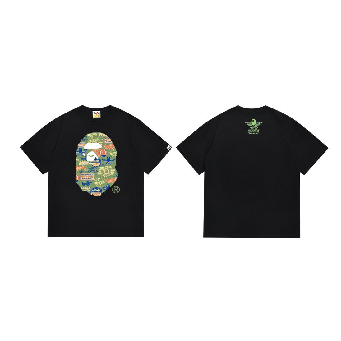 BAPE Multicolor Ape Head Graphic Short-Sleeve T-Shirt ¡ª hero