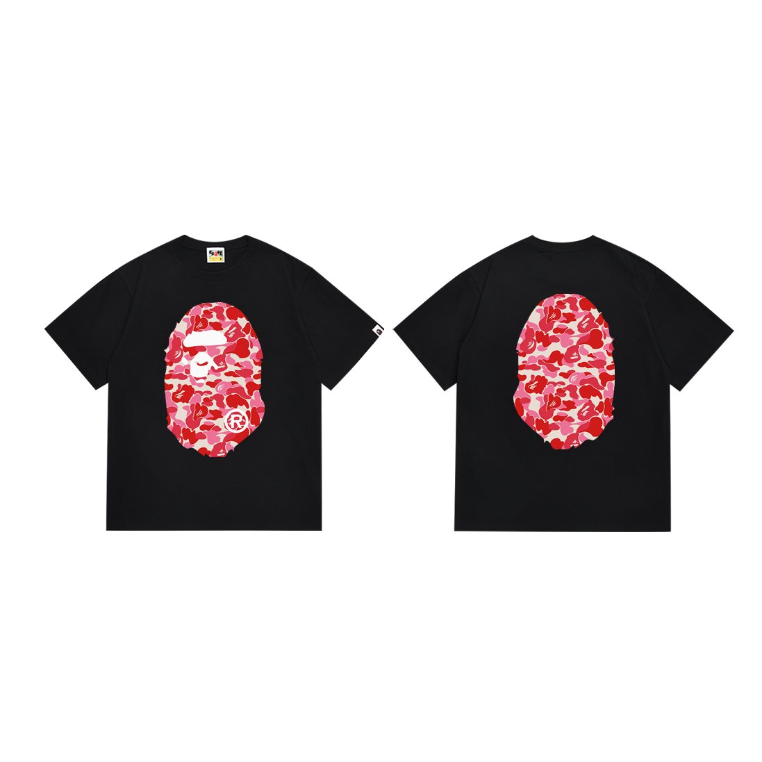BAPE Camouflage Ape-Head Graphic Short-Sleeve T-Shirt ¡ª comparison