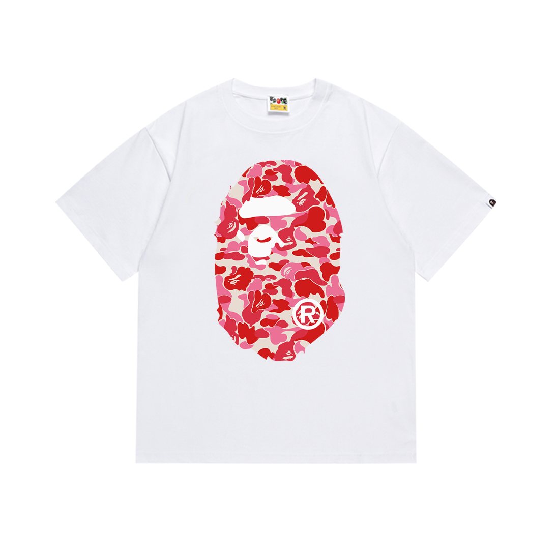 BAPE Camouflage Ape-Head Graphic Short-Sleeve T-Shirt ¡ª front