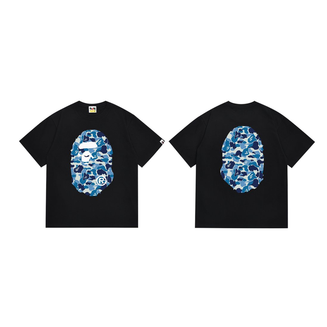 BAPE Camouflage Ape-Head Graphic Short-Sleeve T-Shirt ¡ª comparison