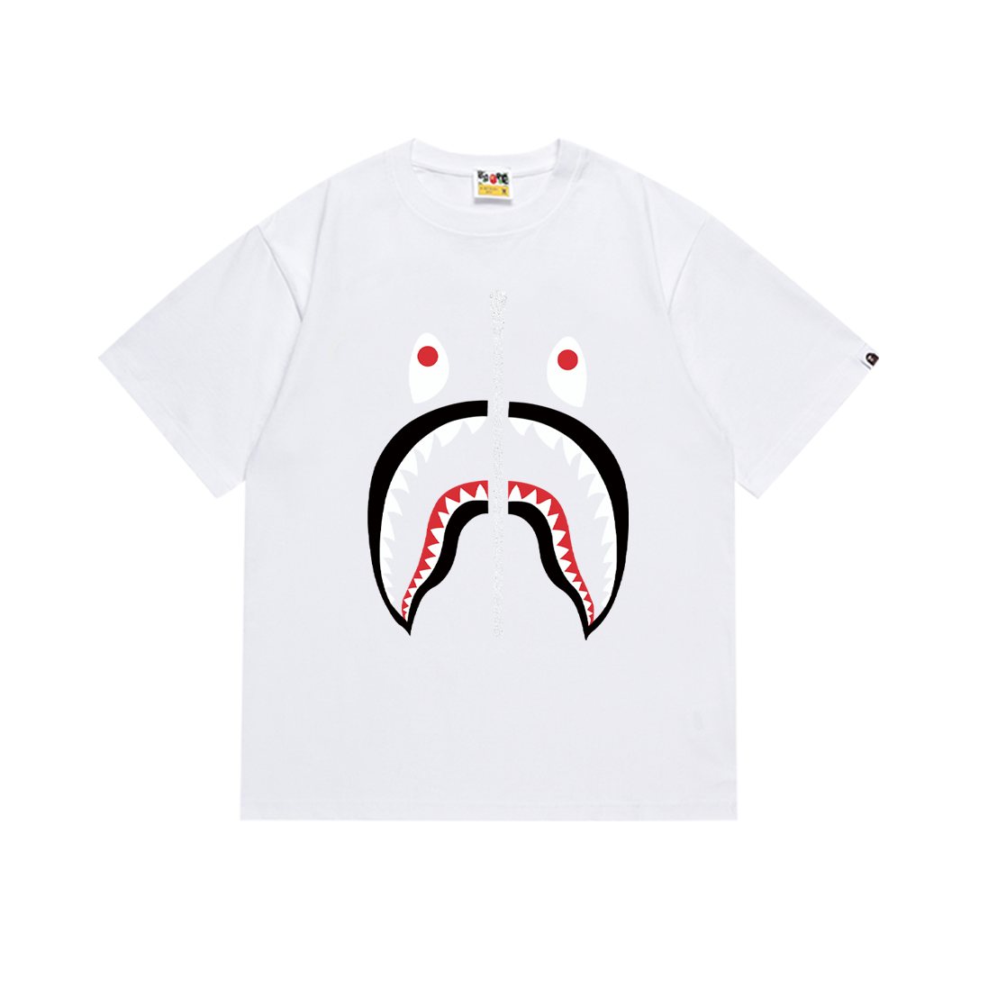 BAPE Shark Zip Graphic T-Shirt ¡ª front