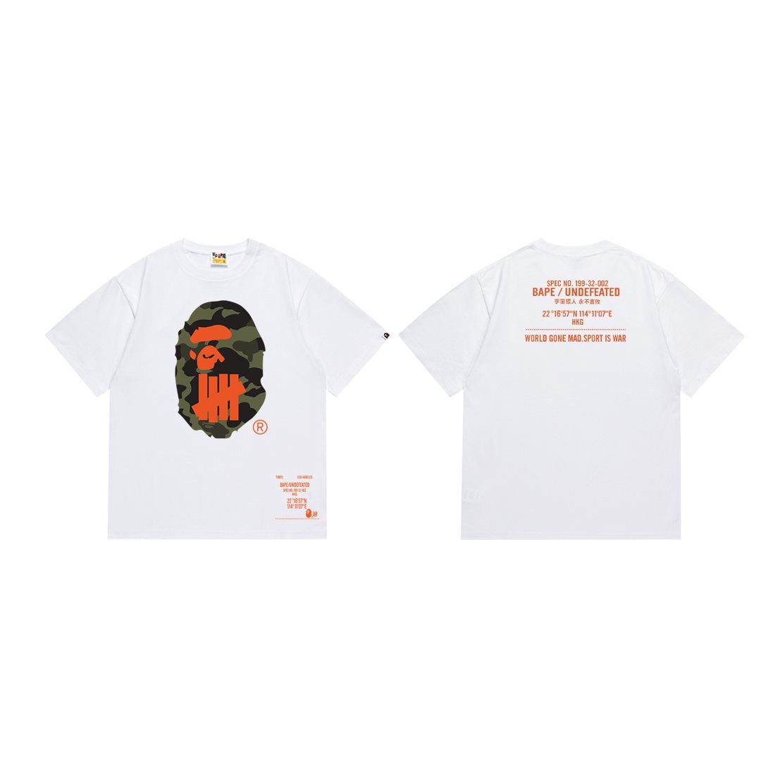 BAPE Camo Front and Back Graphic T-Shirt ¡ª front