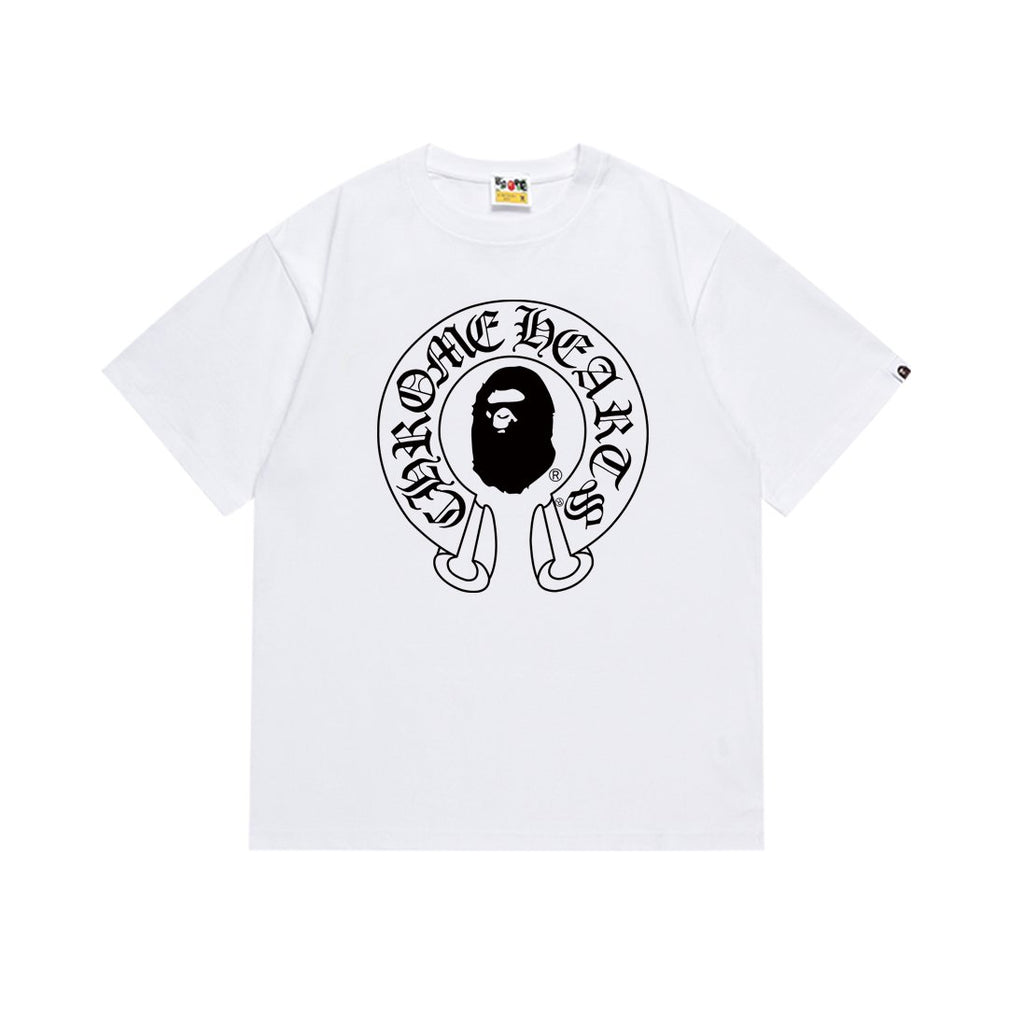 BAPE Ape & Flower Graphic Short-Sleeve T-Shirt ¡ª front