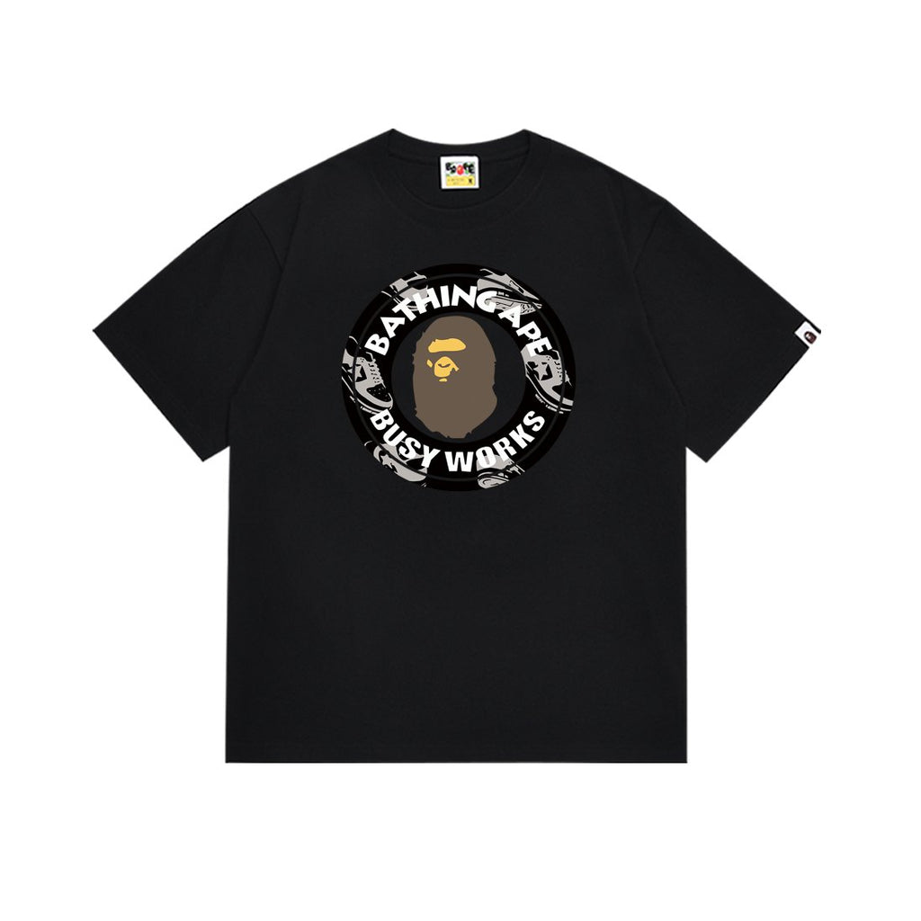 BAPE Ape-Head Circle Graphic T-Shirt ¡ª front