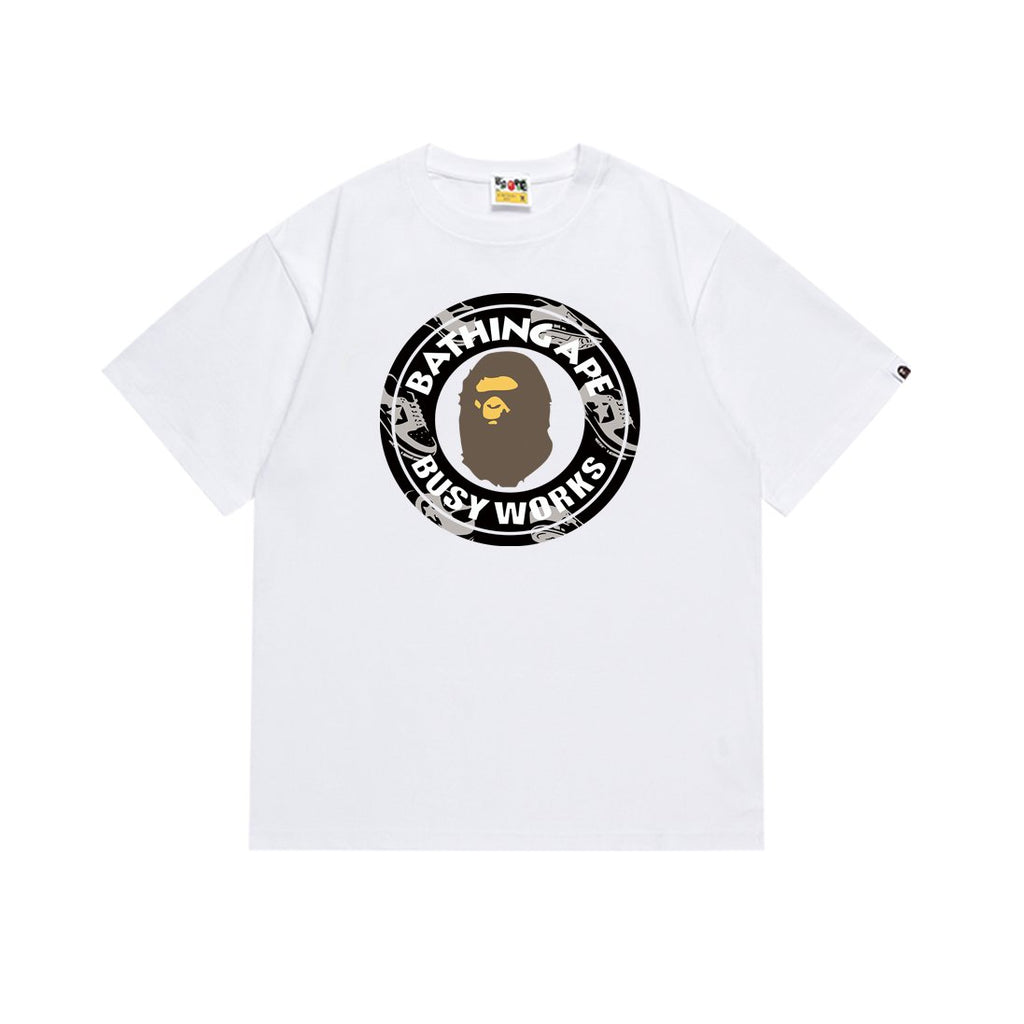 BAPE Ape-Head Circle Graphic T-Shirt ¡ª front
