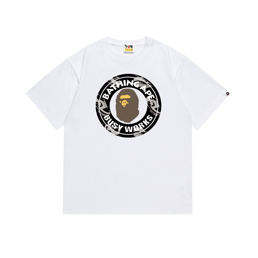 BAPE Ape-Head Circle Graphic T-Shirt ¡ª front