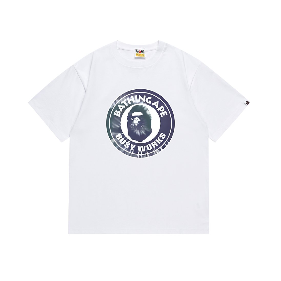 BAPE Busy Works Iridescent Circle Graphic T-Shirt ¡ª hero