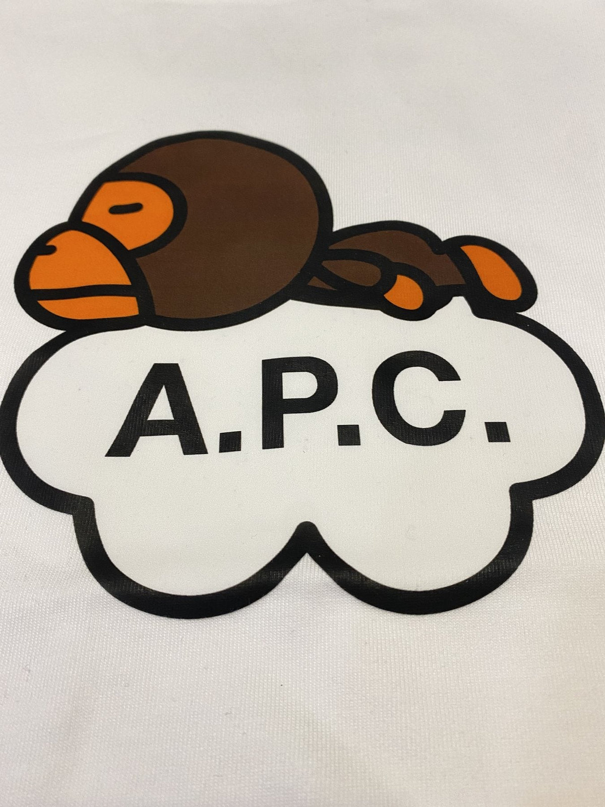 BAPE Ape Cloud Graphic Short-Sleeve T-Shirt ¡ª detail