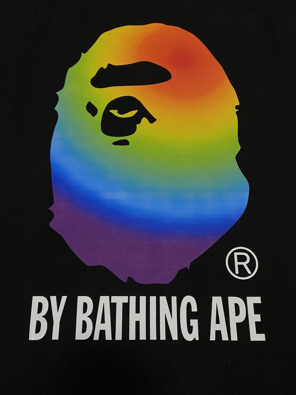 BAPE Rainbow Ape Head Graphic T-Shirt ¡ª detail