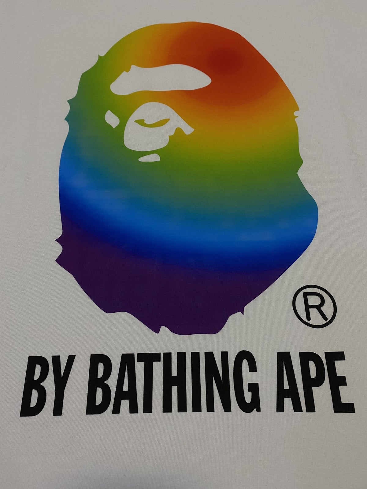 BAPE Rainbow Ape Head Graphic T-Shirt ¡ª detail