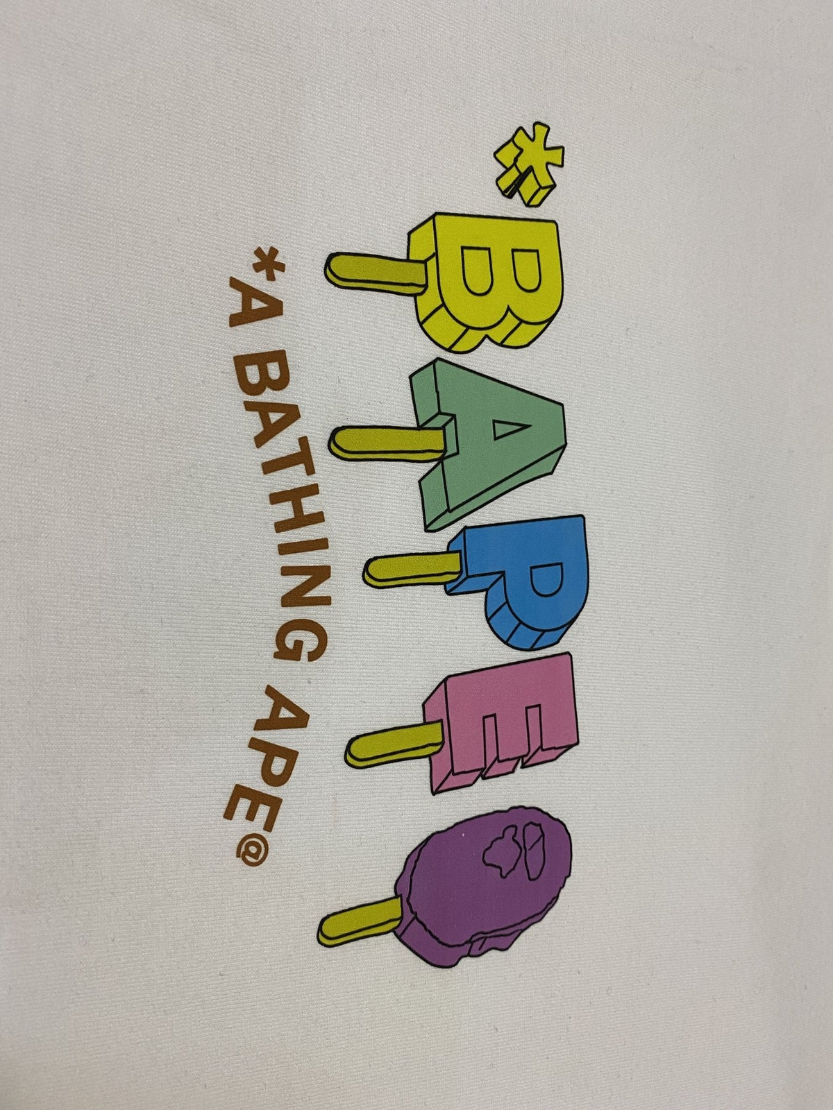 BAPE Popsicle Ape Head Graphic T-Shirt ¡ª detail