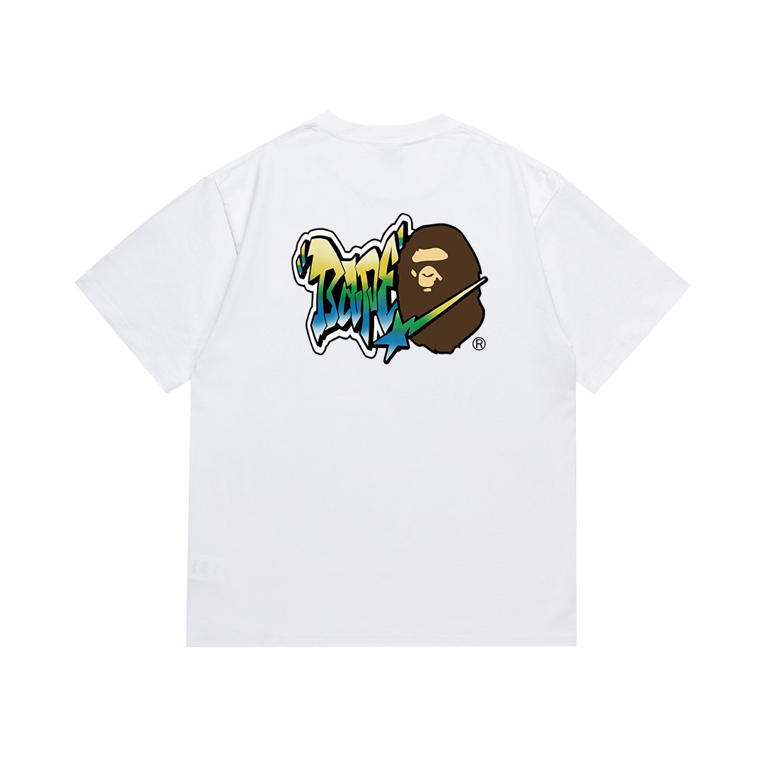 BAPE Graffiti Ape-Head Graphic T-Shirt ¡ª back