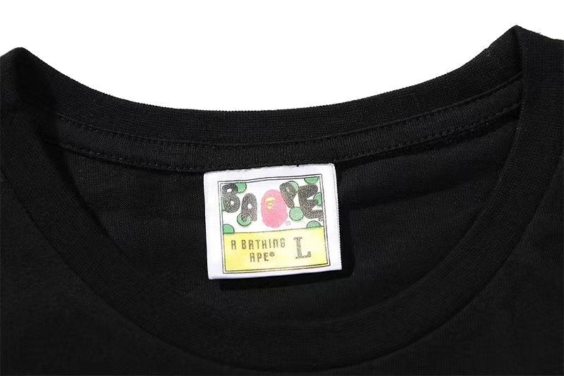 BAPE Graffiti Ape-Head Graphic T-Shirt ¡ª neck_label