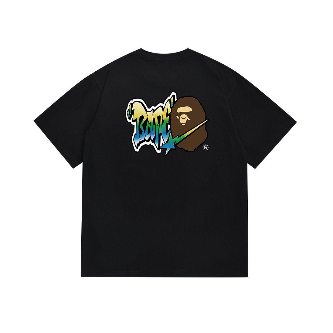 BAPE Graffiti Ape-Head Graphic T-Shirt ¡ª back
