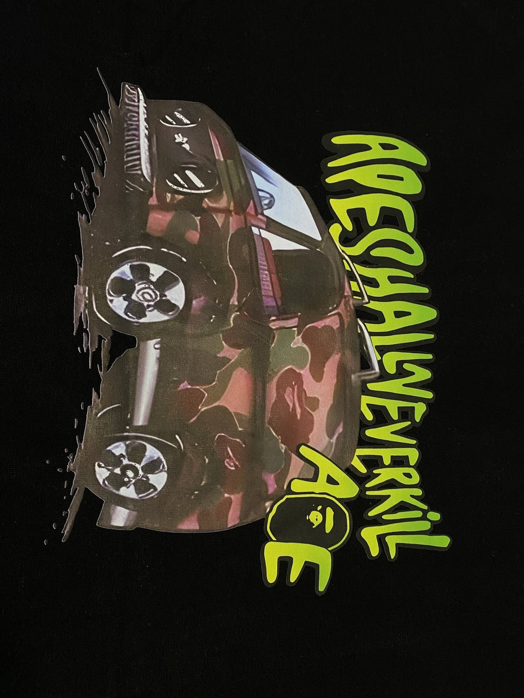 BAPE Car Graphic Short-Sleeve T-Shirt ¡ª detail