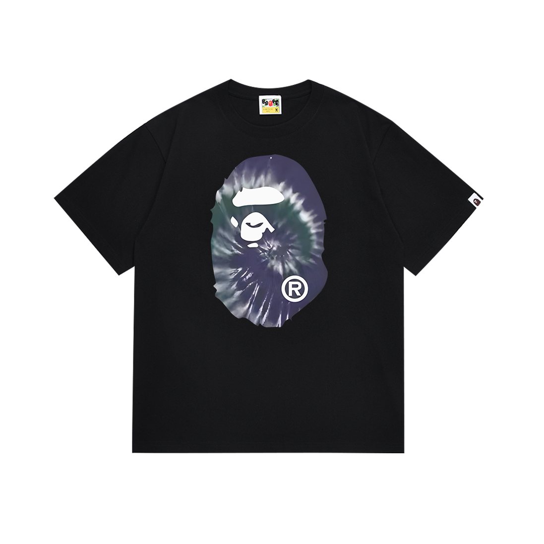 BAPE Tie-Dye Front and Back Graphic Short-Sleeve T-Shirt ¡ª front