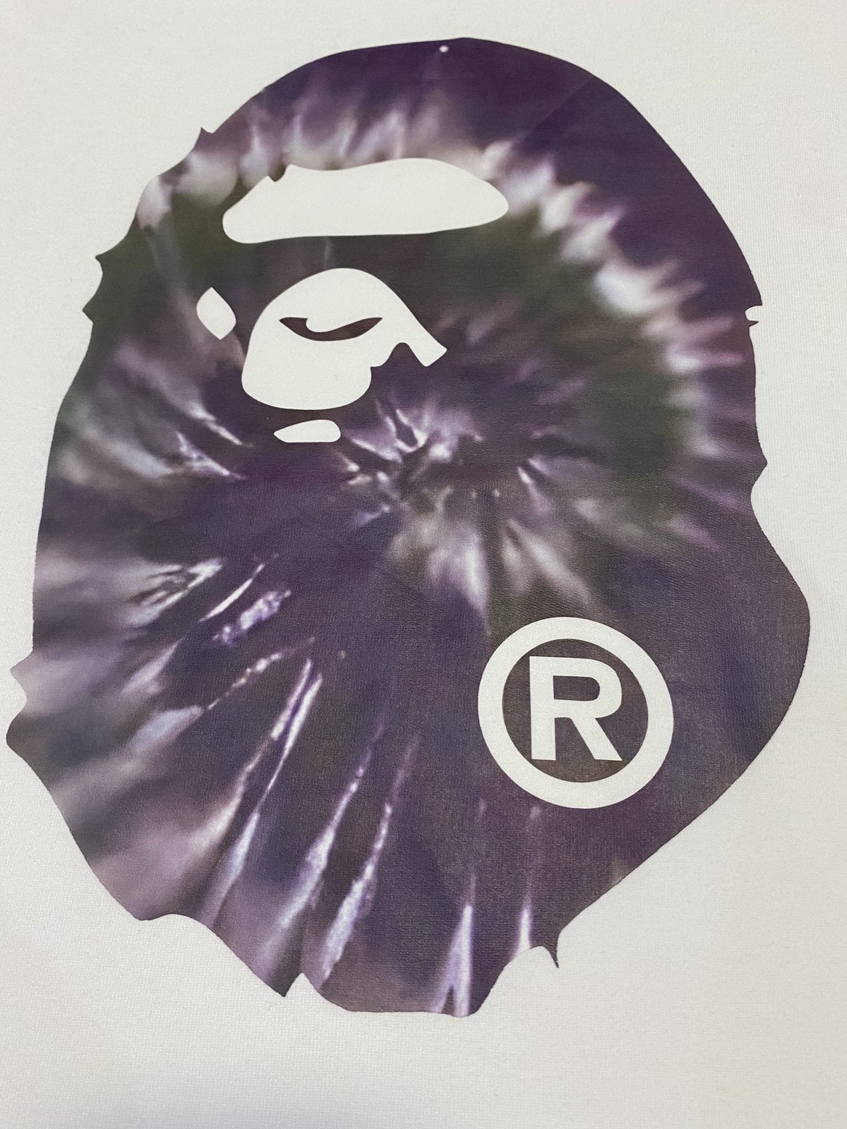BAPE Tie-Dye Front and Back Graphic Short-Sleeve T-Shirt ¡ª detail