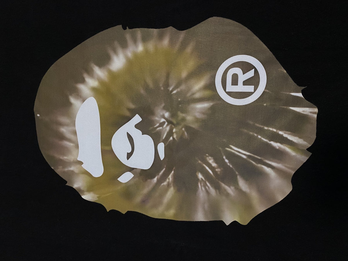 BAPE Tie-Dye Ape-Head Graphic T-Shirt ¡ª detail