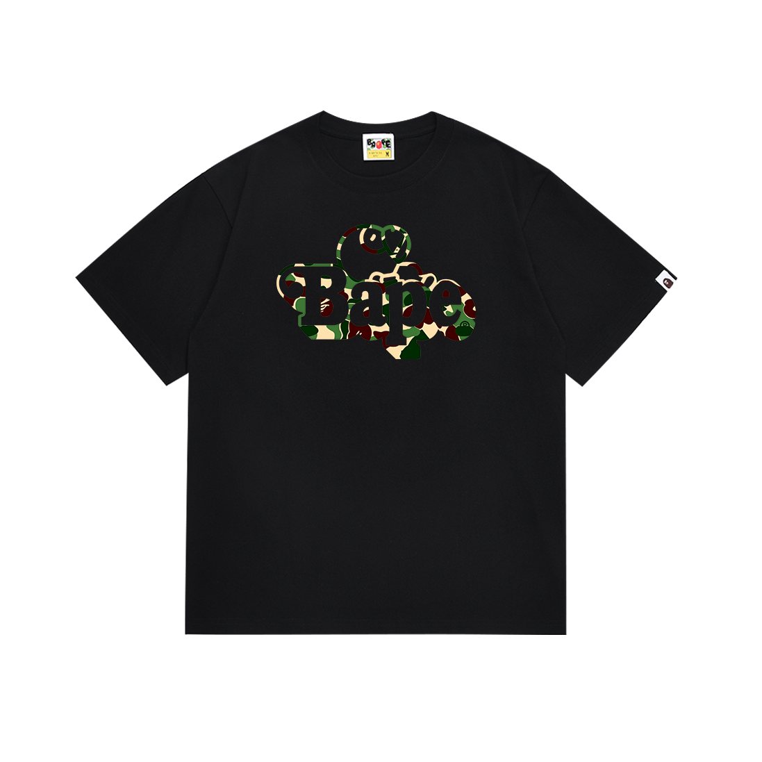 BAPE Green Camo Graphic T-Shirt ¡ª front