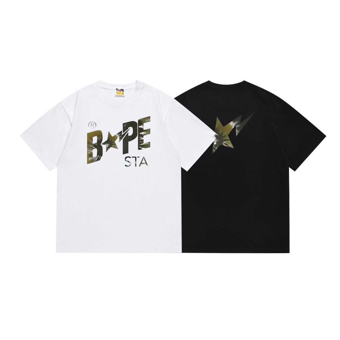 BAPE Star Lightning Graphic T-Shirt ¡ª comparison