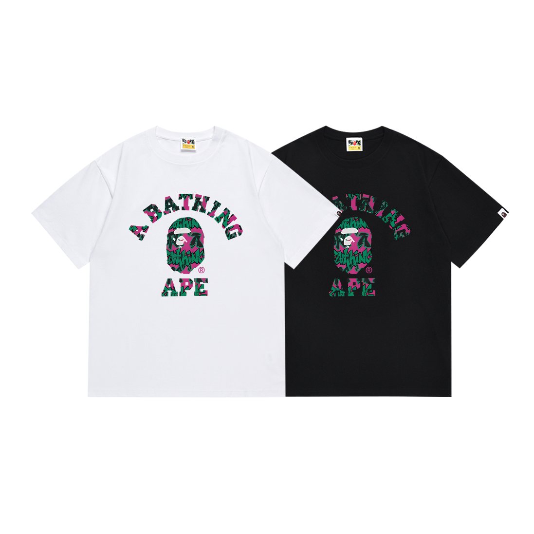 BAPE Front Graphic Short-Sleeve T-Shirt ¡ª comparison