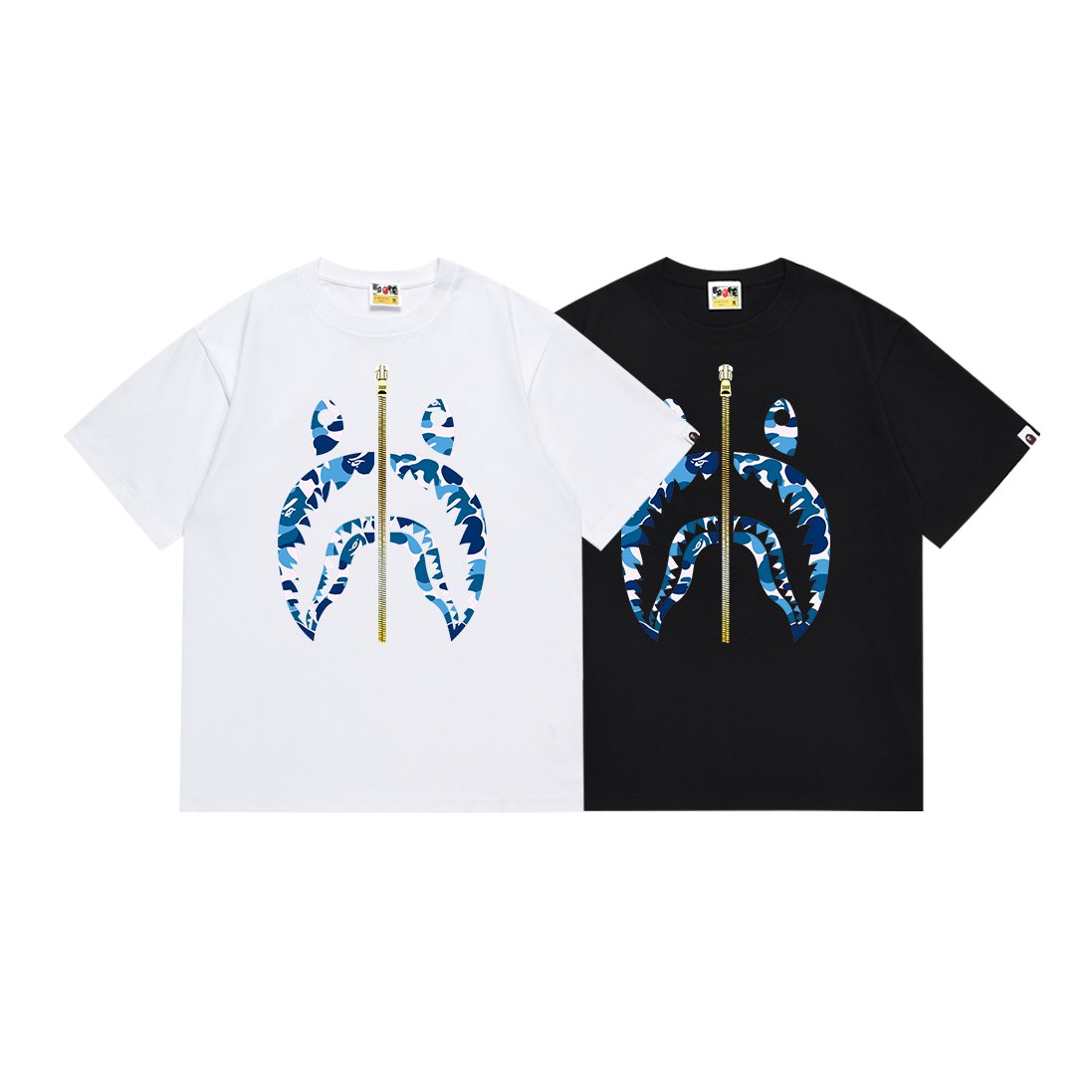 BAPE Blue Camo Head Graphic T-Shirt ¡ª comparison