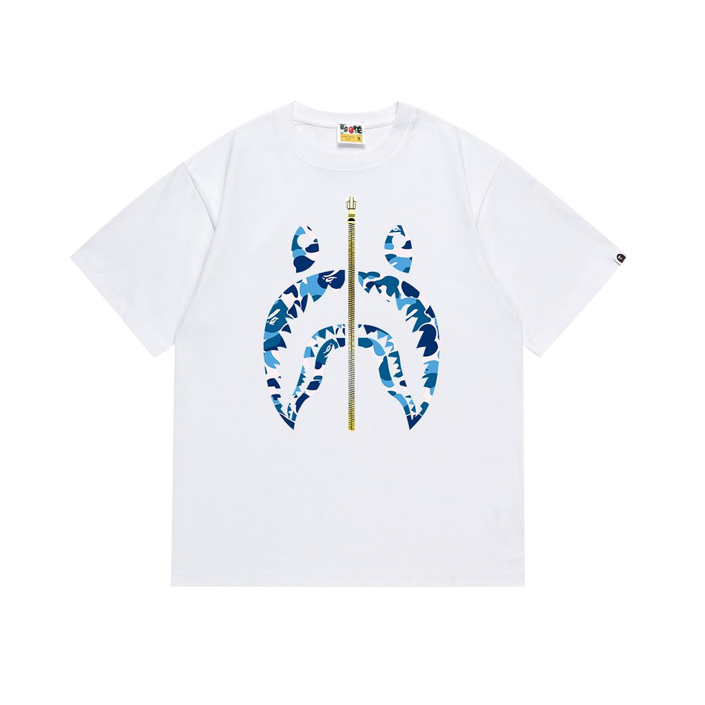 BAPE Blue Camo Head Graphic T-Shirt ¡ª hero