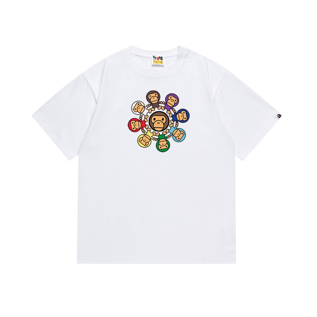 BAPE Monkey Graphic Short-Sleeve T-Shirt ¡ª front