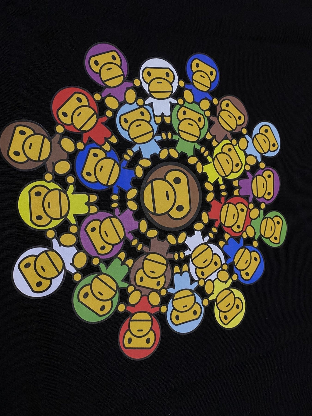 BAPE Monkey Graphic Short-Sleeve T-Shirt ¡ª detail