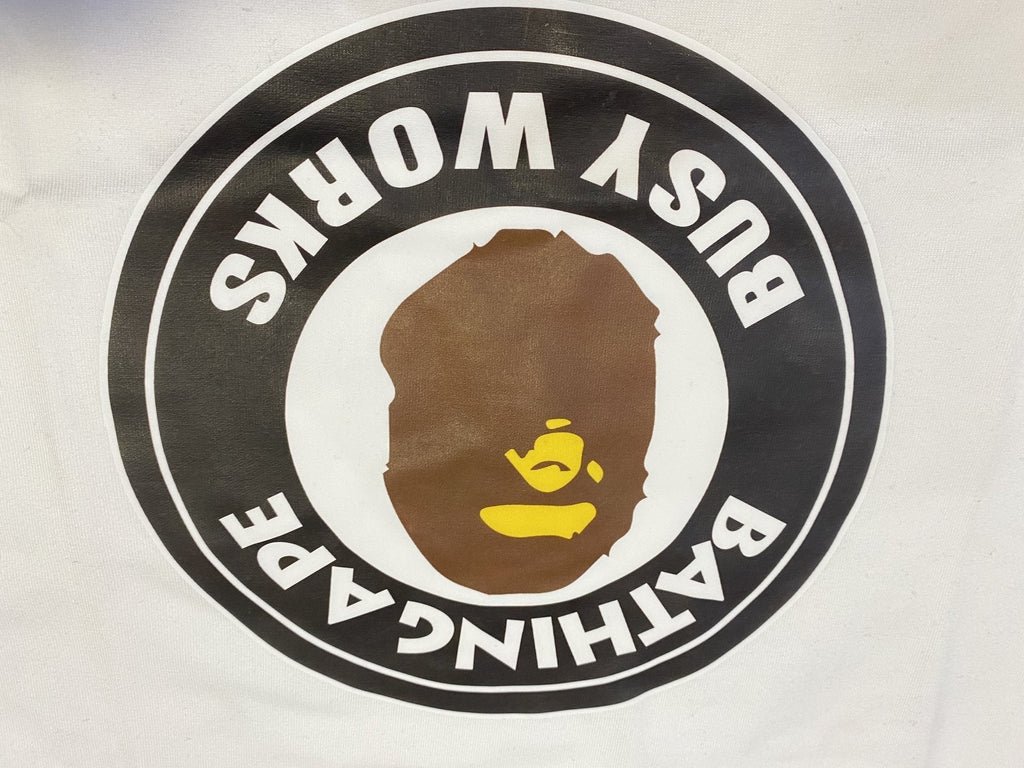 BAPE Busy Works Circle Graphic T-Shirt ¡ª detail