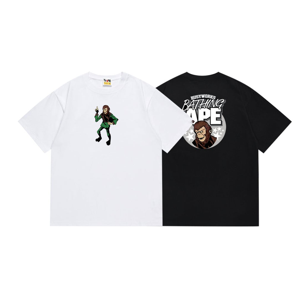 BAPE Front & Back Graphic T-Shirt ¡ª comparison