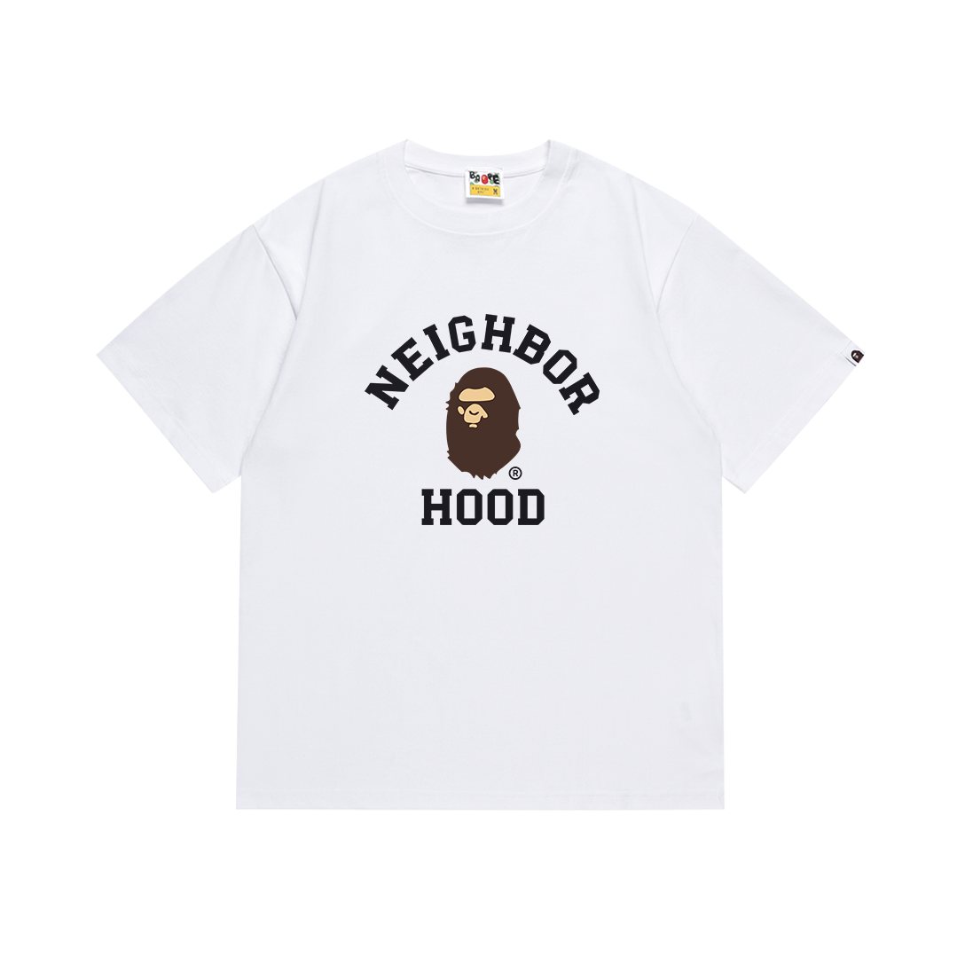 BAPE Neighborhood Hood Ape Head Graphic T-Shirt ¡ª hero