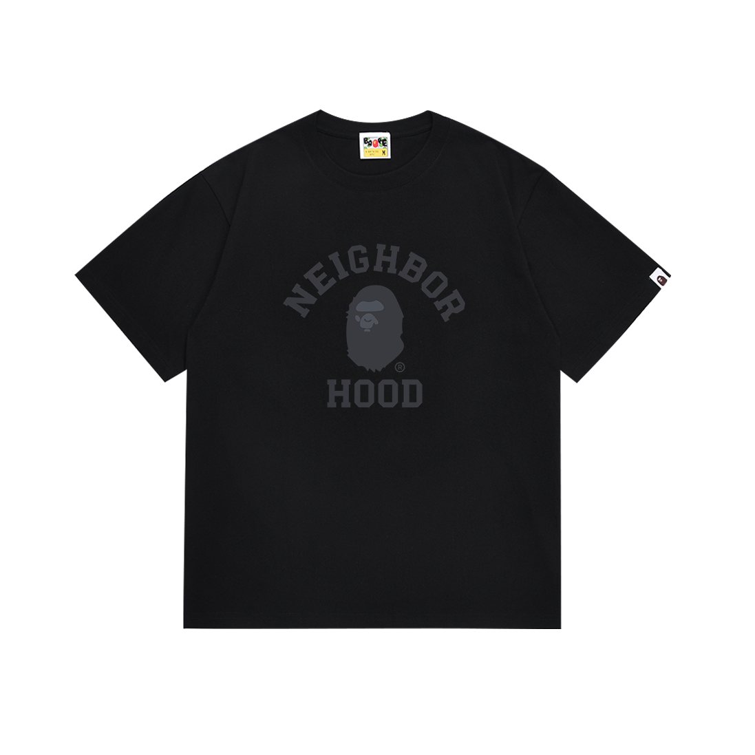 BAPE Neighborhood Hood Ape Head Graphic T-Shirt ¡ª front