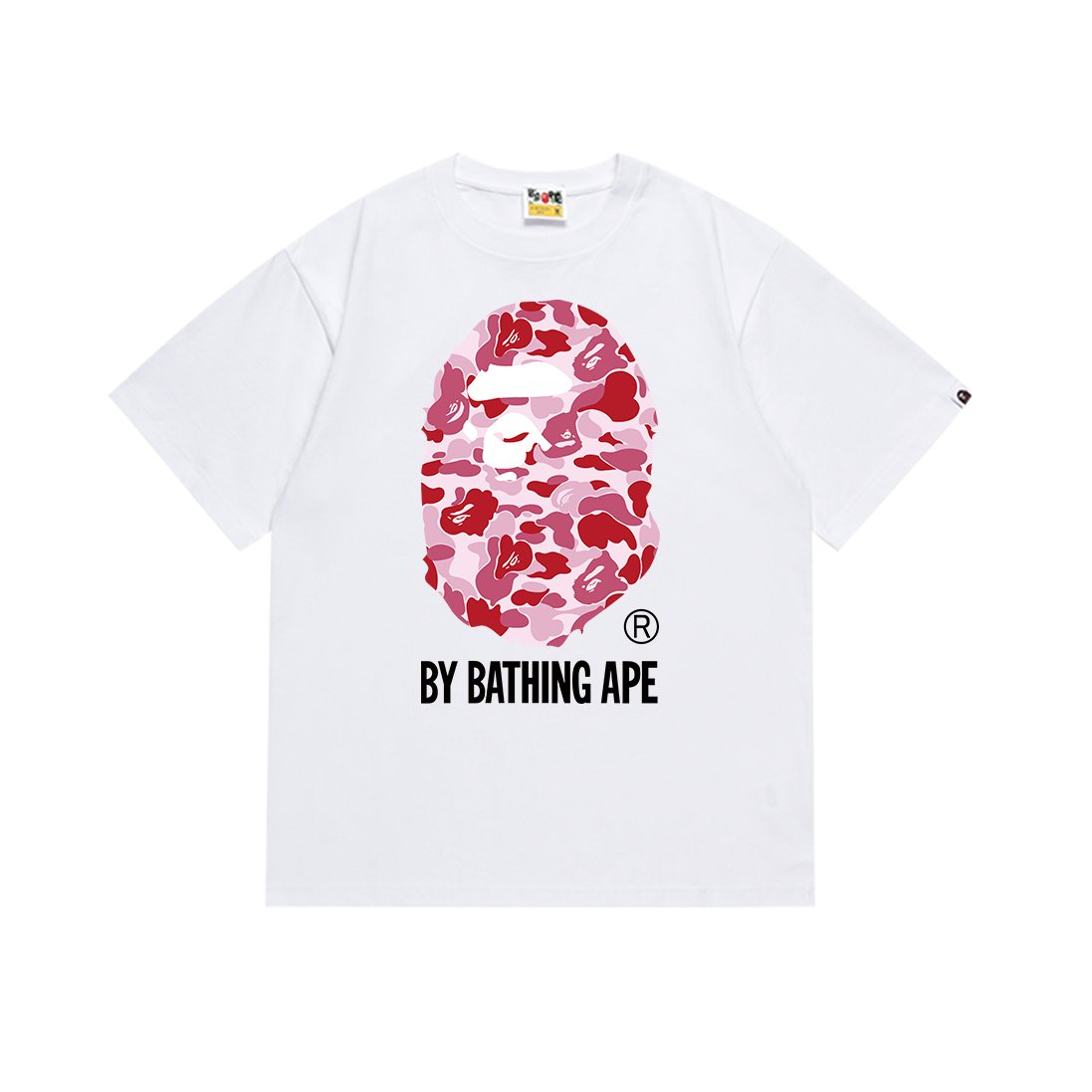 BAPE Pink Camo Ape Head Graphic T-Shirt ¡ª front