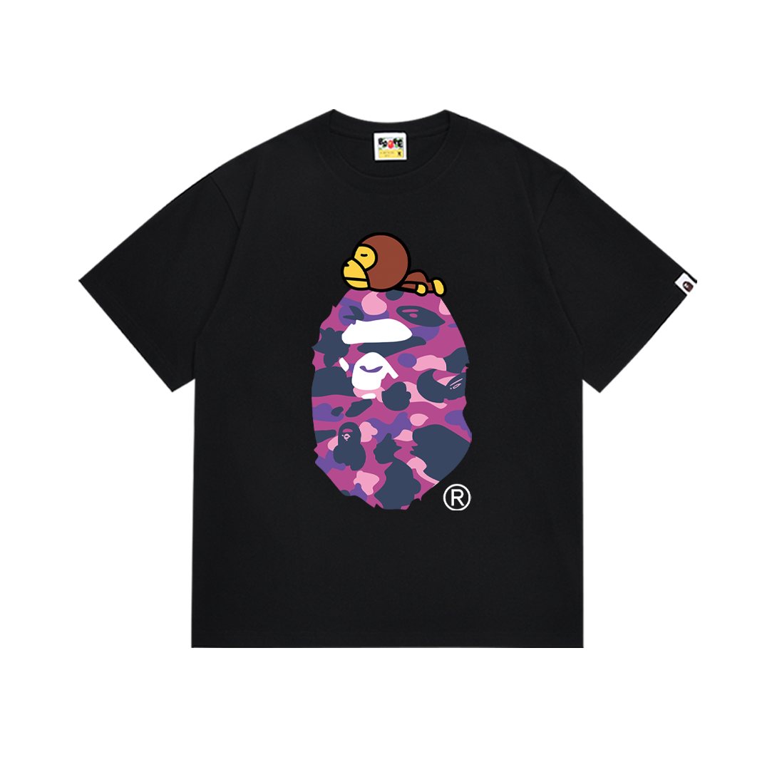 BAPE Large Front Graphic Short-Sleeve T-Shirt ¡ª front