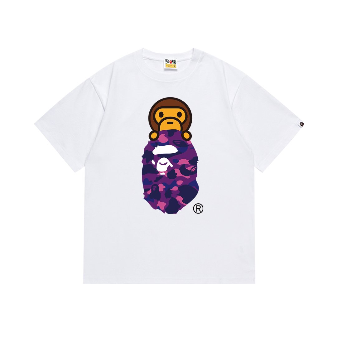 BAPE Camo Ape-Head Graphic T-Shirt ¡ª front