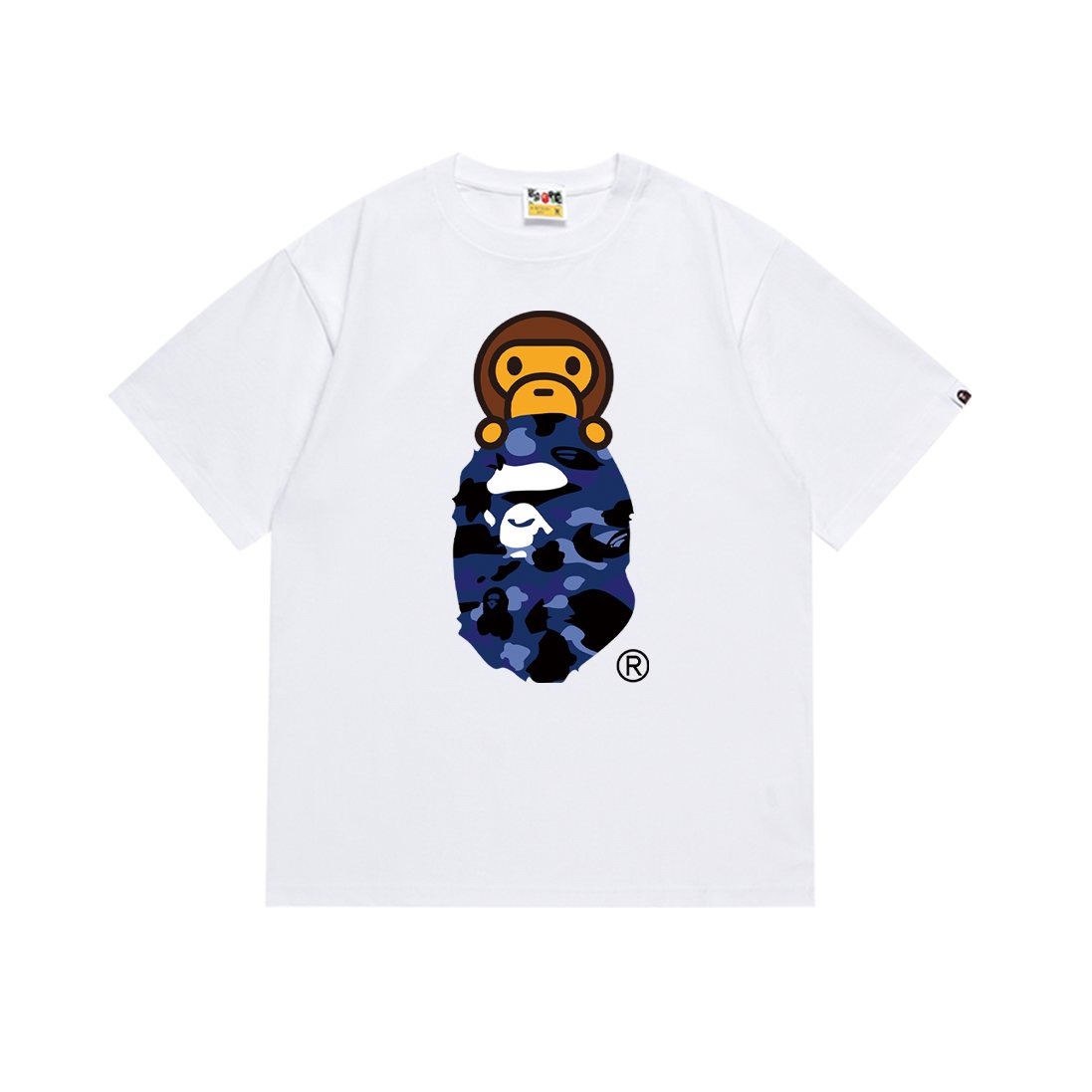 BAPE Camo Ape-Head Graphic T-Shirt ¡ª front