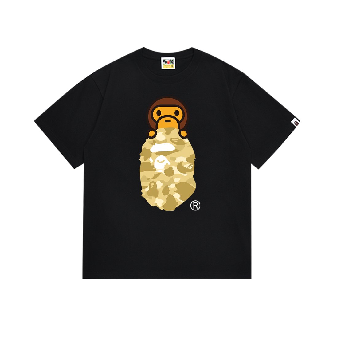 BAPE Camo Ape-Head Graphic T-Shirt ¡ª front