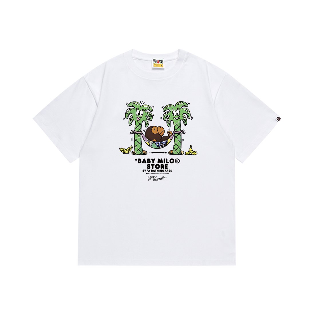BAPE Baby Milo Palm Tree Graphic T-Shirt ¡ª hero
