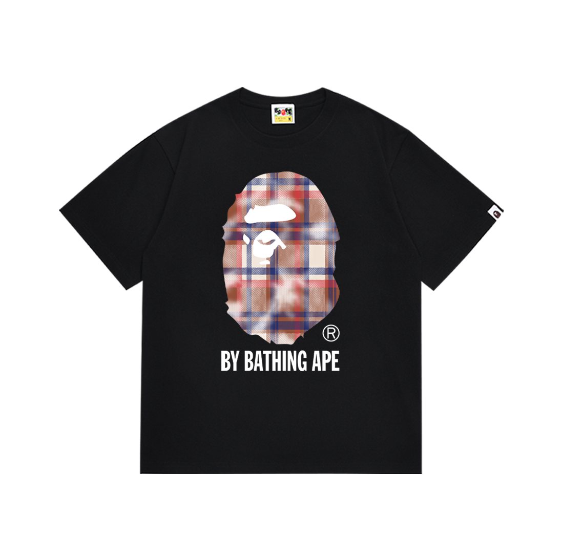 BAPE Plaid Graphic Short-Sleeve T-Shirt ¡ª hero