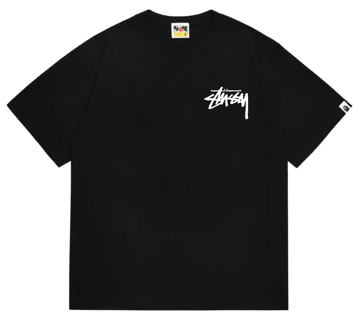 BAPE Stussy-Style Ape Graphic T-Shirt ¡ª front